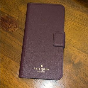 Kate Spade iphone 7/8 plus case & card holder